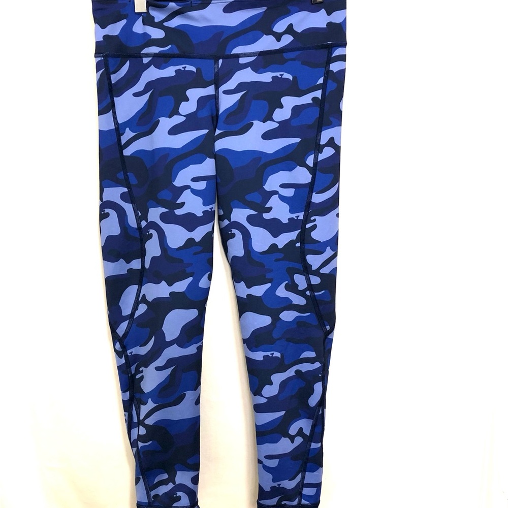 Women’s Vineyard Vines Performance Reversible Leggings Camouflage Geometric